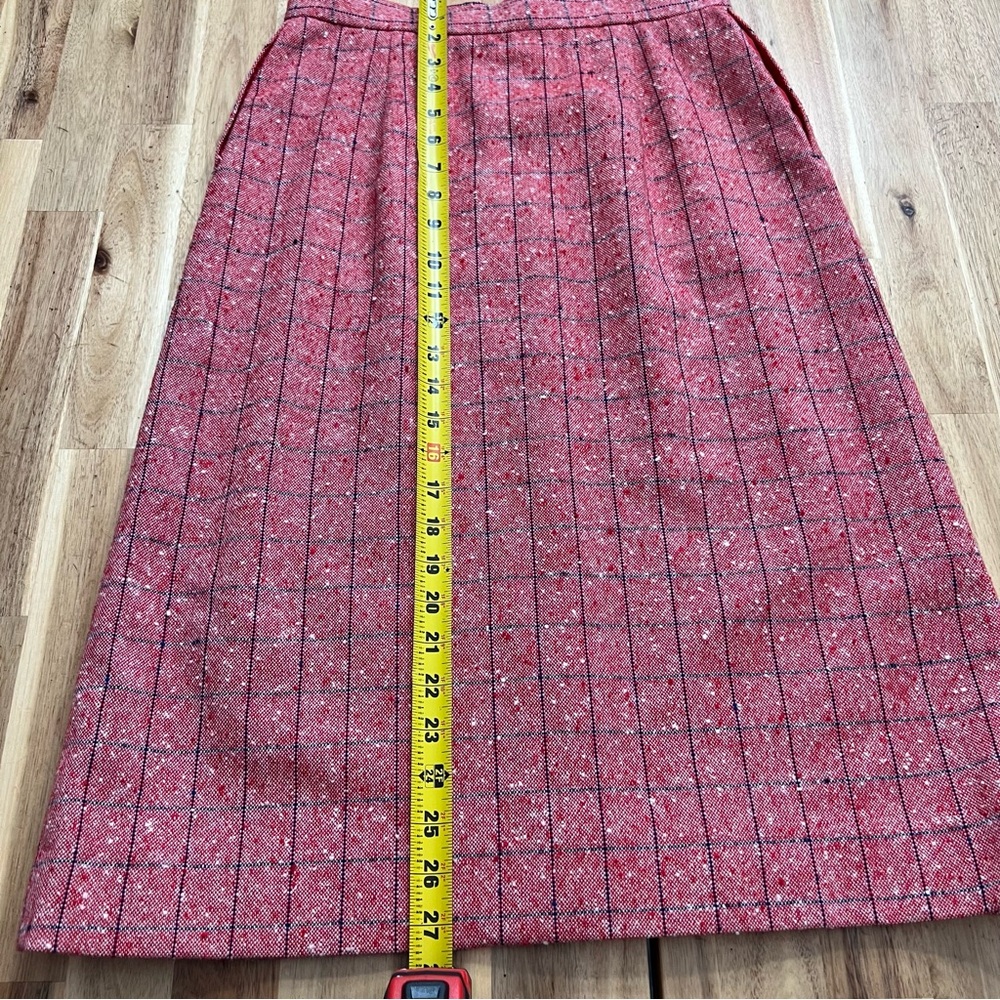 Vintage Pendleton Wool A-Line Button Front Midi S… - image 10